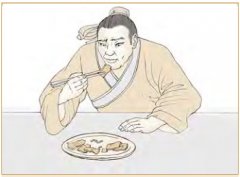 噬嗑卦第三爻，爻辞：六三：噬腊肉，遇毒；小